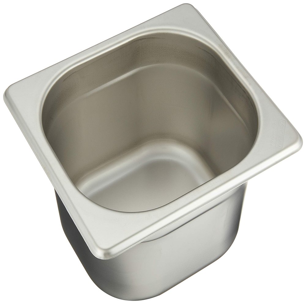 TKG Corporation AHTA028 Donham Hotel Pan, 1/6, Depth 3.9 inches (100 mm), 18-8 Stainless Steel