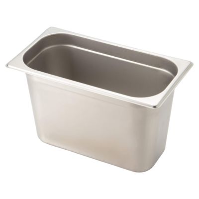 TKG Corporation AHTA022 Don Nam Hotel Pan, 1/3, Depth 7.9 inches (200 mm), 18-8 Stainless Steel