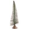 20" Glittered Bottlebrush Pine Tree Green Glittered(Pack of 2) view 1
