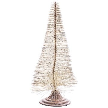 20" Glittered Bottlebrush Pine Tree (pack of 2)