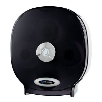Cuatro Estacin R3800TBK Carrusel Standard Bath Tissue, Pearl Negro