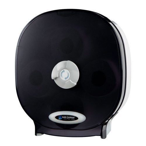 Cuatro Estacin R3800TBK Carrusel Standard Bath Tissue, Pearl Negro