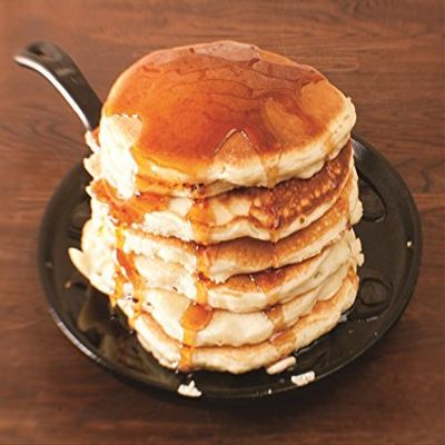5 X Lodge L9OG3 Pre-Seasoned Cast-Iron Round Griddle, 10.5-inch