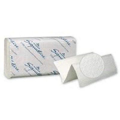 Firma Toalla 21000 Blanco 2-Ply premium Multifold Papel, 9.4"Largo x 9.2" Ancho (Caso 16 paquetes, 125 por paquete)