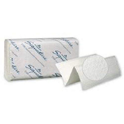 Firma Toalla 21000 Blanco 2-Ply premium Multifold Papel, 9.4"Largo x 9.2" Ancho (Caso 16 paquetes, 125 por paquete)