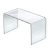 Azar Displays 515336 8" W x 4" D x 4.5" H Acrylic Riser (4 Pack) view 1