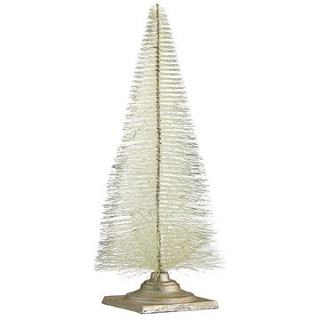36" Glittered Bottlebrush Pine Tree (pack of 2)