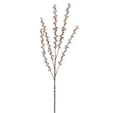 Arcadia Silk Plantation 32" Snowed Berry Spray Brown Snow (Pack of 24)