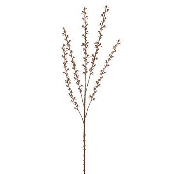 Arcadia Silk Plantation 32" Snowed Berry Spray Brown Snow (Pack of 24)