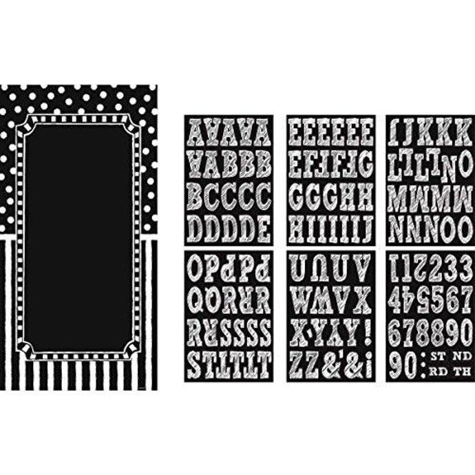 Amscan Decorating Kit Party Dcor, 65" x 33 1/2", Black/White