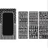 Amscan Decorating Kit Party Dcor, 65" x 33 1/2", Black/White view 1