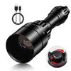 UniqueFire 850nm IR Illuminator Flashlight Lights for Night Vision, Zoomable LED Infrared Flashlight Light Rechargeable Illuminator with Rapid Focus & Dimmer Switch view 1
