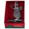 Kurt S. Adler Christmas Stocking Holder Temporary Metal Hanger with Snowman Shaped Figure view 1