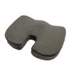 Bookishbunny 2pc Memory Foam Seat Chair Waist Lumbar Back Support Cushion Pillow Car Office Home (Gray) view 2