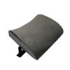 Bookishbunny 2pc Memory Foam Seat Chair Waist Lumbar Back Support Cushion Pillow Car Office Home (Gray) view 3