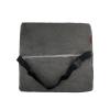 Bookishbunny 2pc Memory Foam Seat Chair Waist Lumbar Back Support Cushion Pillow Car Office Home (Gray) view 4