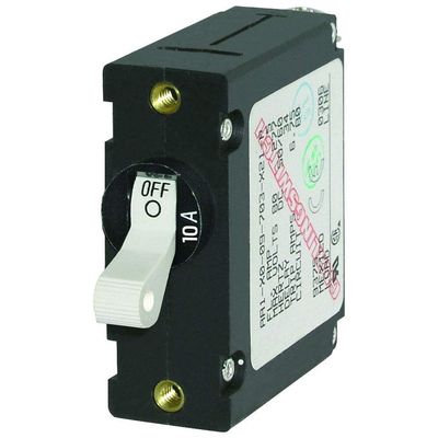 Blue Sea - 7206-BSS Circuit Breaker AA1Toggle 10A Wht (10EA)