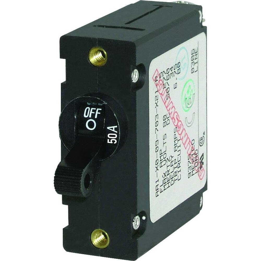 Blue Sea - 7228B-BSS Circuit Breaker AA1 50A Black (10EA)