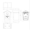 KOOKOO AnimalHouse Yellow, Small Cuckoo Clock with 5 Farm Animals Sounds (Natural Field Recordings) view 4
