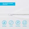 Linenspa Box Spring Encasement Twin XL Size Box Spring Cover Zippered and Waterproof Protector, Complete Protection White view 3