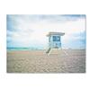 Trademark Fine Art Florida Beach Chair 2 by Preston Hanging Art Piece, 18"x24" view 1