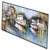 Caroline's Treasures JMK1317HRM2858 Shrimp Boats at Fly Creek Indoor/Outdoor Runner Mat 28x58, view 1