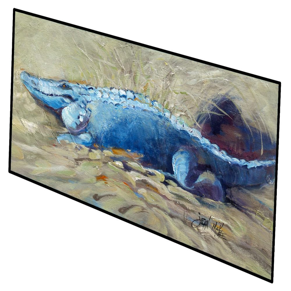 Caroline's Treasures JMK1304HRM2858 Bruce The Gator Alligator Indoor/Outdoor Runner Mat 28x58,