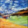 Caroline's Treasures JMK1310VRM5828 Boat Starlight Sailboats Indoor/Outdoor Runner Mat 58x28, view 1