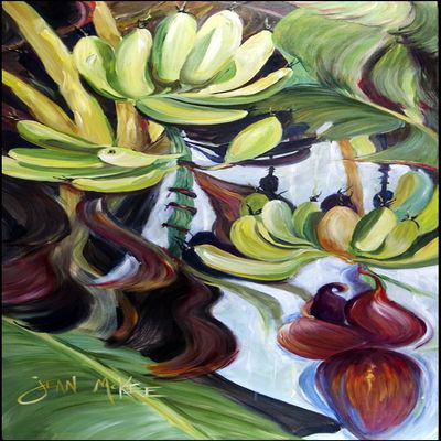 Caroline's Treasures JMK1337VRM5828 Bananas Too Indoor/Outdoor Runner Mat 58x28,