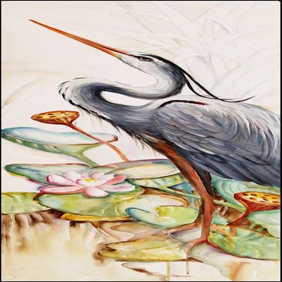 Caroline's Treasures JMK1345VRM5828 Blue Heron Long Indoor/Outdoor Runner Mat 58x28,