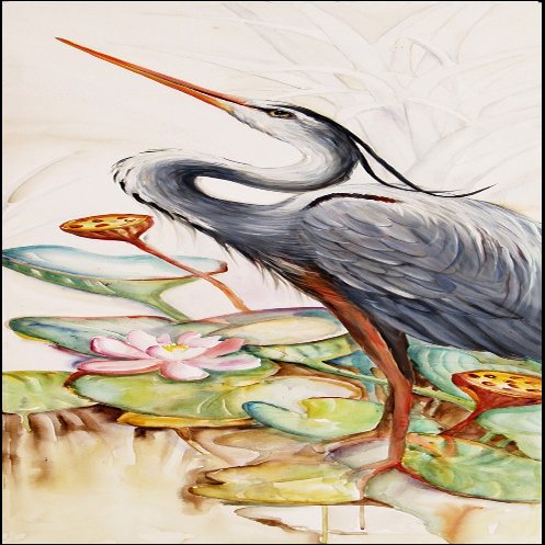 Caroline's Treasures JMK1345VRM5828 Blue Heron Long Indoor/Outdoor Runner Mat 58x28,