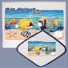 Pipsqueak Productions DP805 Tropical Fish Dish Towel And Pot Holder Set view 1