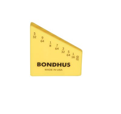 Bondhex Case Holds 8 L-Wrenches .050-5/32"