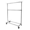 Add on Bar for NAHANCO RCS-1 and RCS2 Rolling Clothes Racks, Chrome view 1