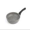 Barazzoni Monolithic Pan, Internal Coating in Marmotech Plus with 6 Layers Stone Effect, Diameter 28 cm, 2.6 liters. Made in Italy. view 1