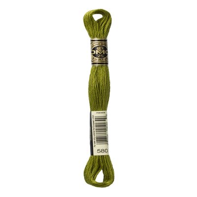 DMC 117MC-0580 Cotton Embroidery Floss, 0580 Green, 8 m