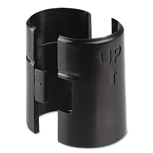 5 X Wire Shelving Shelf Lock Clips, Plastic, Black, 4 Clips/Pack / 20 Clips Total