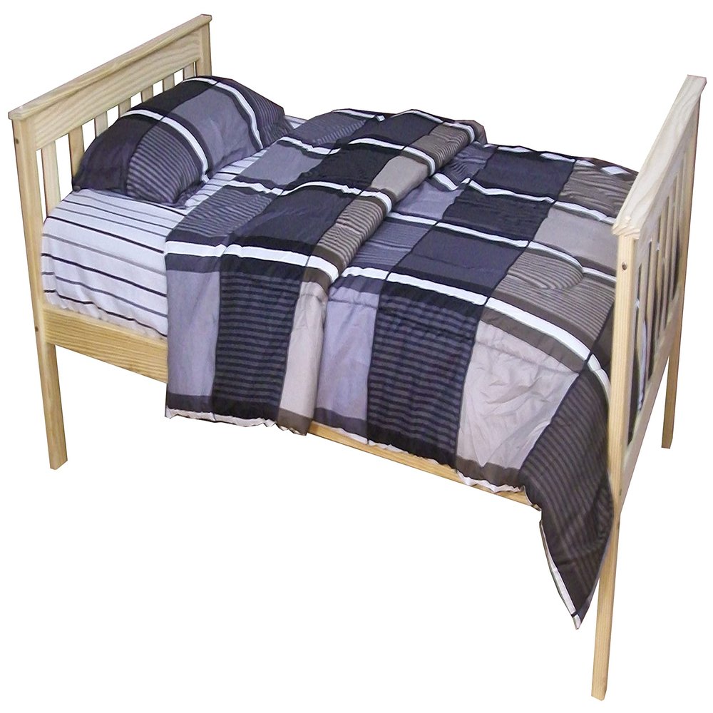 Furniture Barn USA -Twin Size- Mission Syle Bed- Painted, Stained or Unfinished Pine, Unfinished