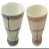 24to3(Nishitomi) Hasami Ware Wayama Kiln Lattice Kurawanka Rice Bowl, Pair view 1