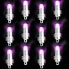Acmee Non-Blinking Water Proof LED Mini Light Light up Paper Lanterns,Balloons,or Vase for Birthday Party or Wedding Decoration (Purple, Pack of 12) view 1