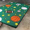 Play Time Kids Reversible Area Rug Race Track Learning Carpet Sports Design Game Room, 7 ft 9 in x 10 ft, Brown view 2