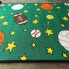 Play Time Kids Reversible Area Rug Race Track Learning Carpet Sports Design Game Room, 7 ft 9 in x 10 ft, Brown view 4