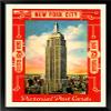 1930's New York Empire State Building Poster Set of 3 Framed Prints Custom Framed A+ Quality view 3