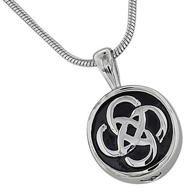 Celtic Knot Cremation Jewelry Pendant, Stainless Steel Jewelry, Cremation Jewelry for Ashes