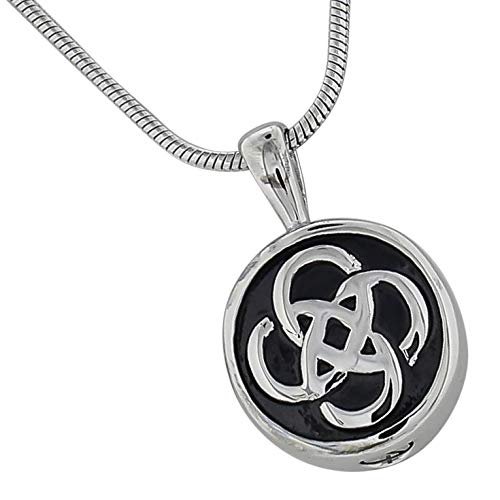 Celtic Knot Cremation Jewelry Pendant, Stainless Steel Jewelry, Cremation Jewelry for Ashes