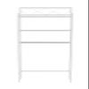 J&V TEXTILES 3-Shelf Bathroom Organizer Over The Toilet, Bathroom Spacesaver (Black) view 4