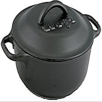 4 X Lodge L2SP3 Pre-Seasoned Cast-Iron Serving Pot, 2-Quart