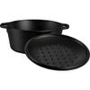4 X Lodge L2SP3 Pre-Seasoned Cast-Iron Serving Pot, 2-Quart view 2