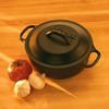 4 X Lodge L2SP3 Pre-Seasoned Cast-Iron Serving Pot, 2-Quart view 4