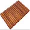 Asinox tek4h4060 Shower mat, Teak Wood 60 x 40 x 2 view 2